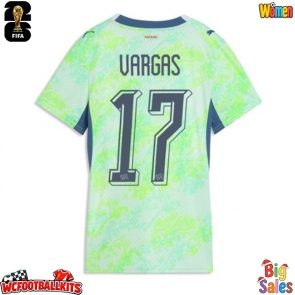 Switzerland Ruben Vargas #17 Replica Away Stadium Shirt for Women World Cup 2026 Short Sleeve